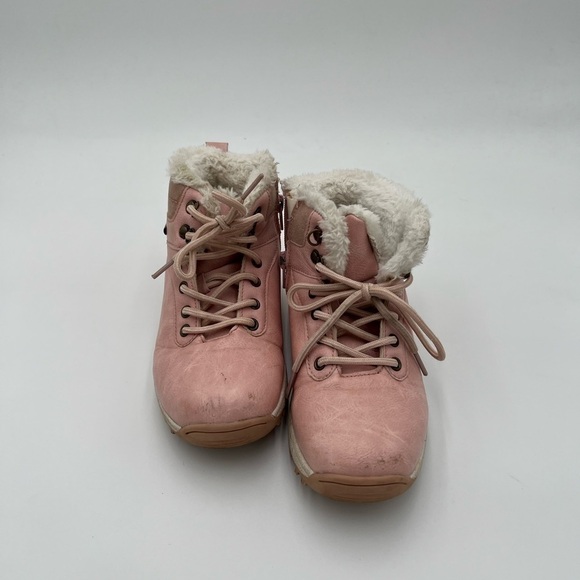 Mishansha Kids Snow Boots Water Resistant Warm Inside Boys Girls Hiking Boots - Picture 1 of 7